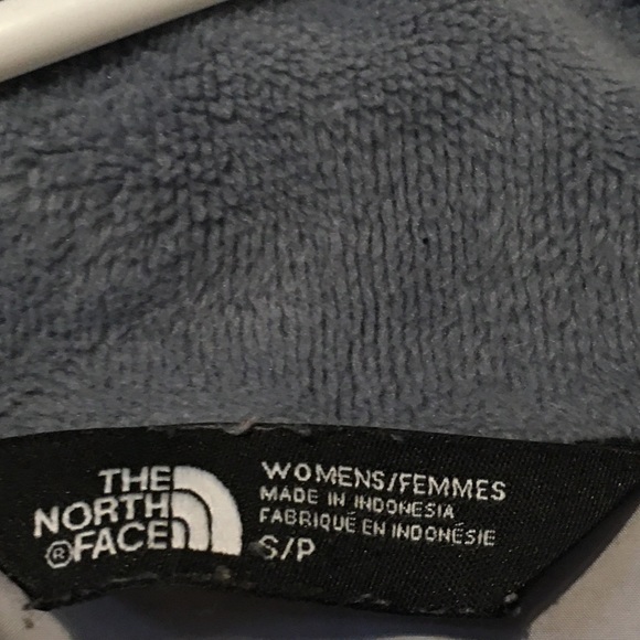 The North Face Gray Zip Up Fleece Jacket Quilted Size Small - Picture 10 of 12